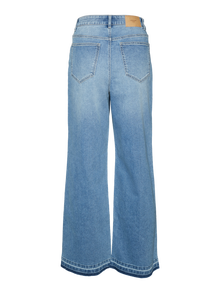 Vero Moda VMCKATHY Hohe Taille Locker geschnitten Jeans -Light Blue Denim - 10318375