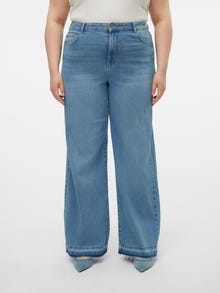 Vero Moda VMCKATHY High rise Loose Fit Jeans -Light Blue Denim - 10318375
