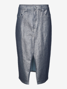 Vero Moda VMVERI High waist Midi-rok -Medium Blue Denim - 10318394