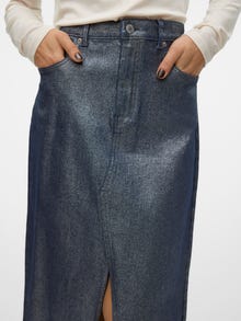 Vero Moda VMVERI High waist Midi-rok -Medium Blue Denim - 10318394