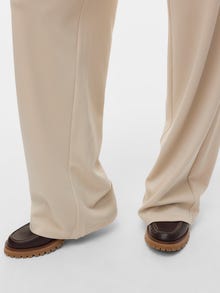 Vero Moda VMBERLIN Medelhög midja Byxor -Pumice Stone - 10318454