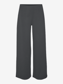 Vero Moda VMBERLIN Mid waist Trousers -Dark Shadow - 10318454
