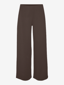 Vero Moda VMBERLIN Middels høy midje Bukser -Chocolate Brown - 10318454
