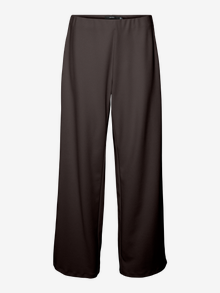 Vero Moda VMBERLIN Mid waist Trousers -Chocolate Torte - 10318454