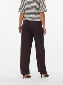 Vero Moda VMBERLIN Mid waist Trousers -Chocolate Torte - 10318454