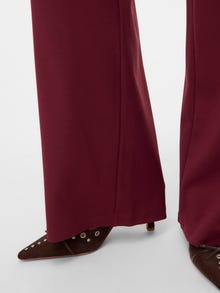 Vero Moda VMBERLIN Mid waist Broek -Tawny Port - 10318454
