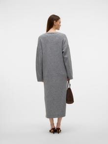 Vero Moda AWNINNA Úpletový sveter -Dark Grey Melange - 10318571