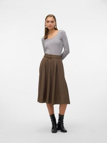 Vero Moda VMTARISA High waist Long Skirt -Capers - 10318628