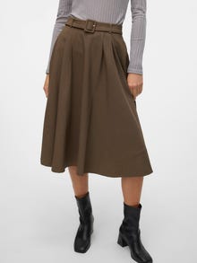 Vero Moda VMTARISA High waist Long Skirt -Capers - 10318628