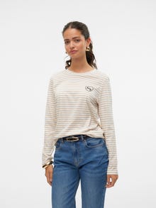 Vero Moda VMOYA T-shirts -Snow White - 10318746