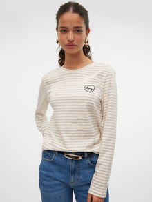 Vero Moda VMOYA T-shirts -Snow White - 10318746