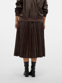 Vero Moda VMCNITA High waist Midi-rok -Chocolate Torte - 10318822
