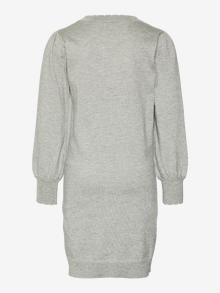 Vero Moda VMHAPPYSHINE Lyhyt mekko -Light Grey Melange - 10318898