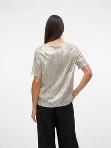 Vero Moda VMELLEN Top -Pumice Stone - 10319014