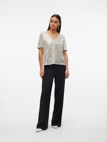Vero Moda VMELLEN Top -Pumice Stone - 10319014