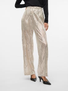 Vero Moda VMELLEN Hohe Taille Hose -Pumice Stone - 10319016