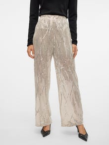 Vero Moda VMELLEN Hohe Taille Hose -Pumice Stone - 10319016