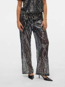 Vero Moda VMELLEN Hohe Taille Hose -Black - 10319016