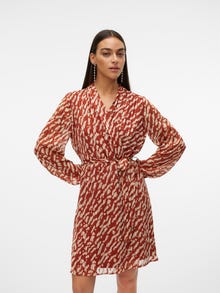 Vero Moda VMRIE Short dress -Fired Brick - 10319050