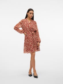 Vero Moda VMRIE Short dress -Fired Brick - 10319050