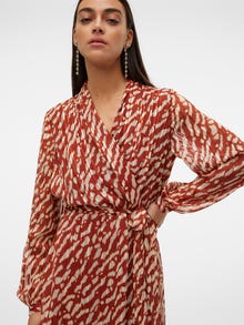 Vero Moda VMRIE Short dress -Fired Brick - 10319050