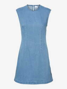 Vero Moda VMFRANCES Short dress -Light Blue Denim - 10319101