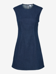 Vero Moda VMFRANCES Short dress -Dark Blue Denim - 10319101
