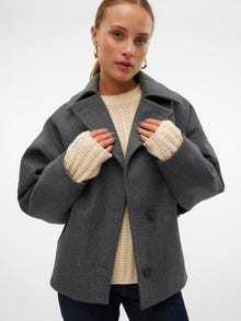 Vero Moda VMPOPSILLA Vestes -Dark Grey Melange - 10319143