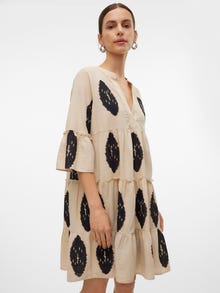 Vero Moda VMCARO Midi dress -Humus - 10319197