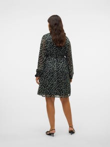 Vero Moda VMCRIE Kort kjole -Balsam Green - 10319268