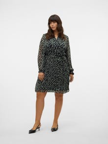 Vero Moda VMCRIE Kort kjole -Balsam Green - 10319268