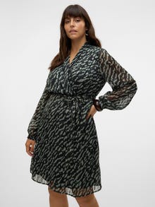 Vero Moda VMCRIE Kort kjole -Balsam Green - 10319268