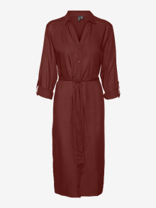 Vero Moda VMBUMPY Vestito midi -Fired Brick - 10319341