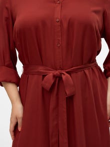 Vero Moda VMBUMPY Vestito midi -Fired Brick - 10319341