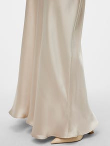 Vero Moda VMBEATRICE Høj talje Lang nederdel -Pumice Stone - 10319491