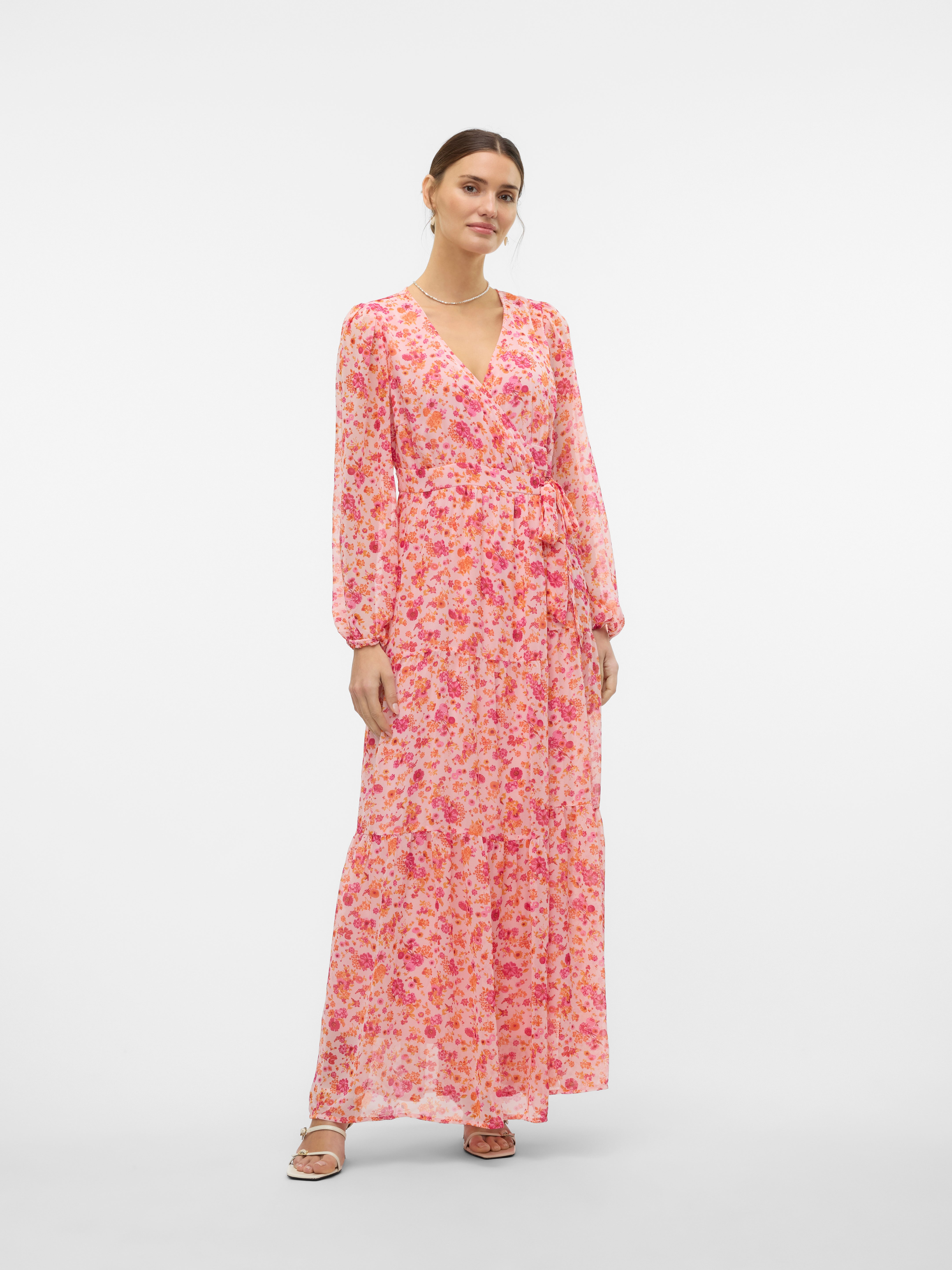 Robe fashion longue fleurie vero moda