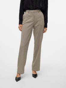 Vero Moda VMKAWI Mittlere Taille Hose -Chocolate Torte - 10319665