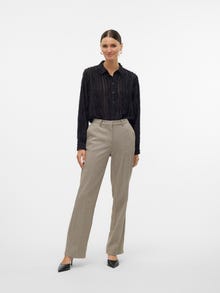 Vero Moda VMKAWI Mittlere Taille Hose -Chocolate Torte - 10319665