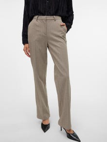 Vero Moda VMKAWI Mittlere Taille Hose -Chocolate Torte - 10319665