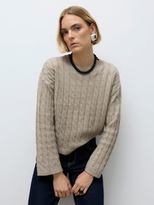 Vero Moda AWLORELLA Pulóveres -Natural Melange - 10319710