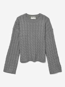 Vero Moda AWLORELLA Πουλόβερ -Medium Grey Melange - 10319710