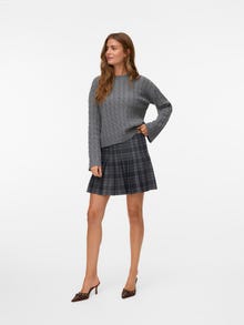Vero Moda AWLORELLA Pulover -Medium Grey Melange - 10319710