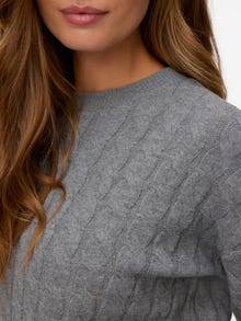 Vero Moda AWLORELLA Pulover -Medium Grey Melange - 10319710