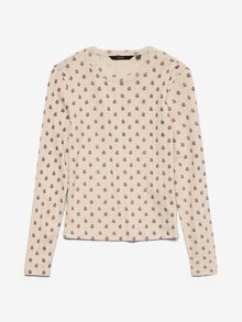 Vero Moda VMTHERESE Topit -Oatmeal - 10319767
