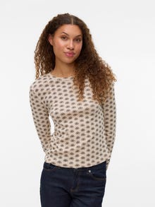 Vero Moda VMTHERESE Top -Oatmeal - 10319767