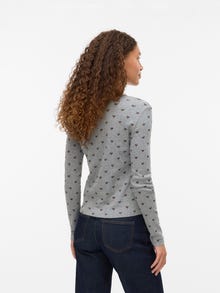 Vero Moda VMTHERESE Topp -Light Grey Melange - 10319767