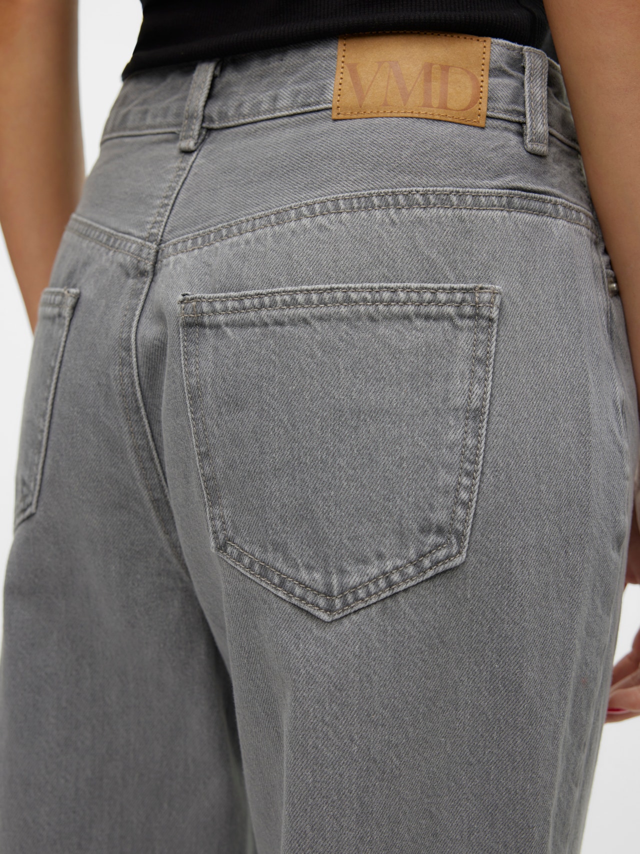 Vero Moda VMTOKEY Vita bassa Straight Fit Jeans -Medium Grey Denim - 10319789