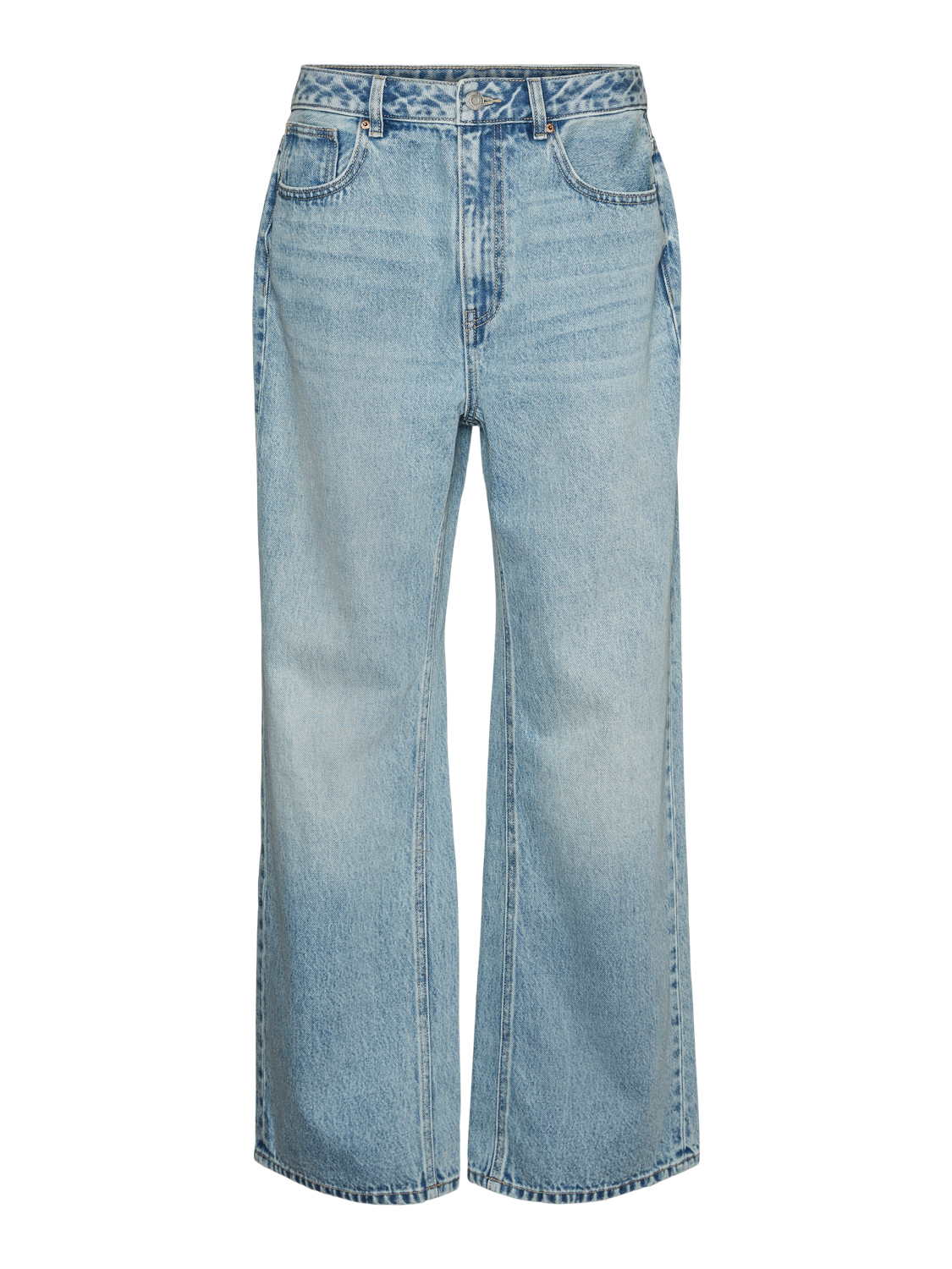 Vero Moda VMTOKEY Vita bassa Straight Fit Jeans -Light Blue Denim - 10319790