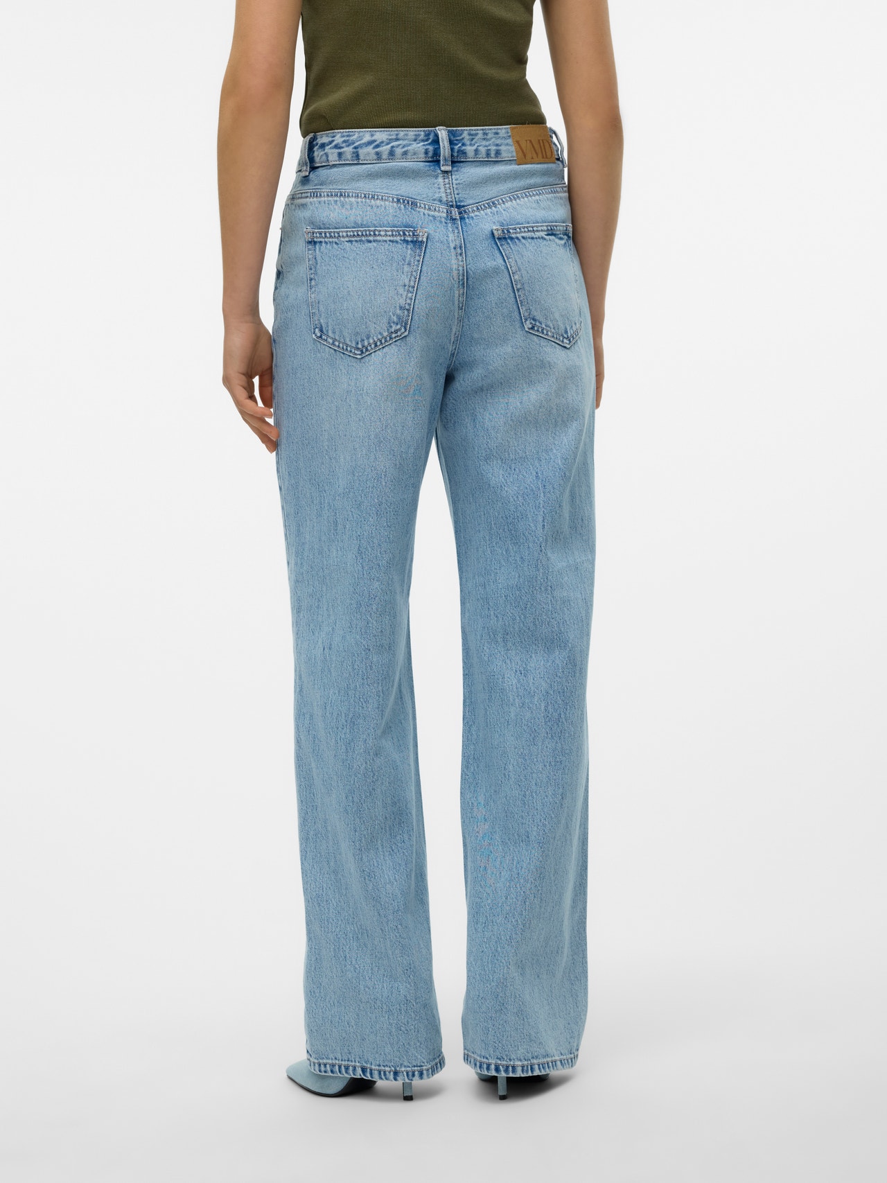Vero Moda VMTOKYO Gerade geschnitten Jeans -Light Blue Denim - 10319790