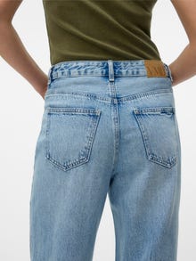 Vero Moda VMTOKEY Vita bassa Straight Fit Jeans -Light Blue Denim - 10319790